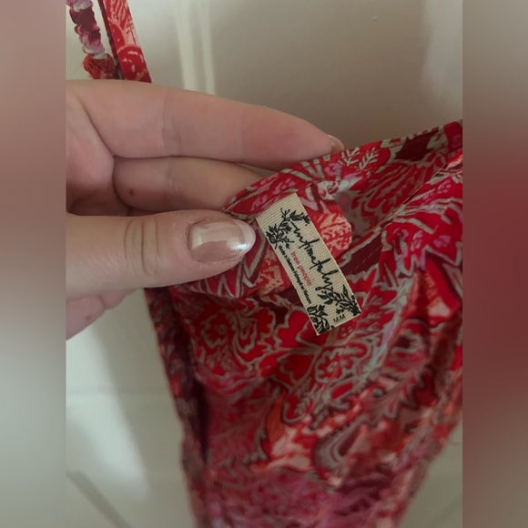 Free people maxi dress with ruffle slit - Picture 3 of 3